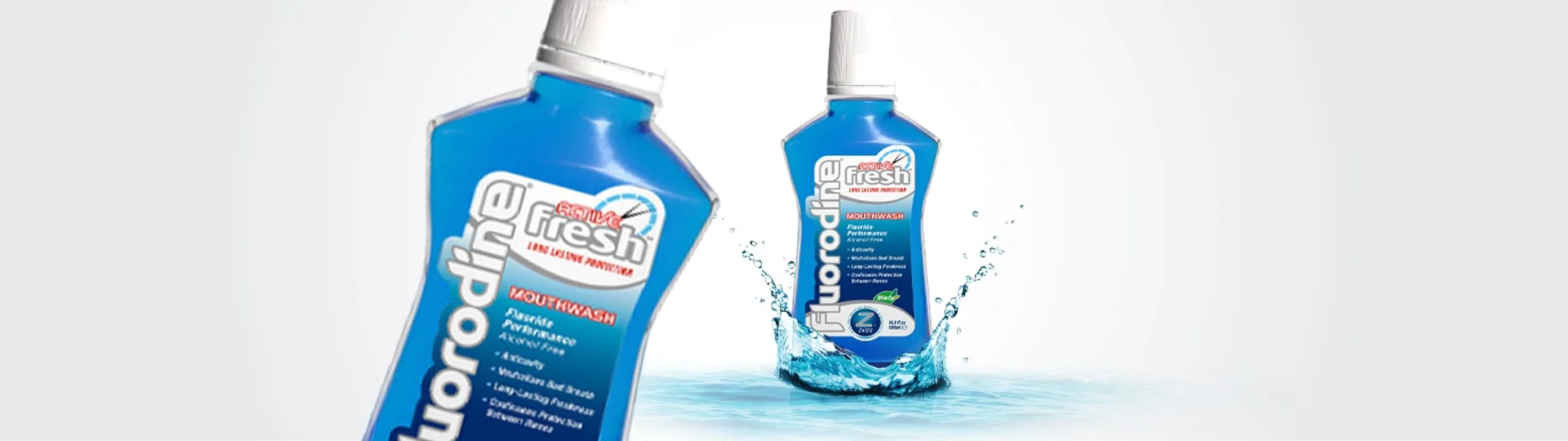 Fluorodine Active Fresh mouthwash