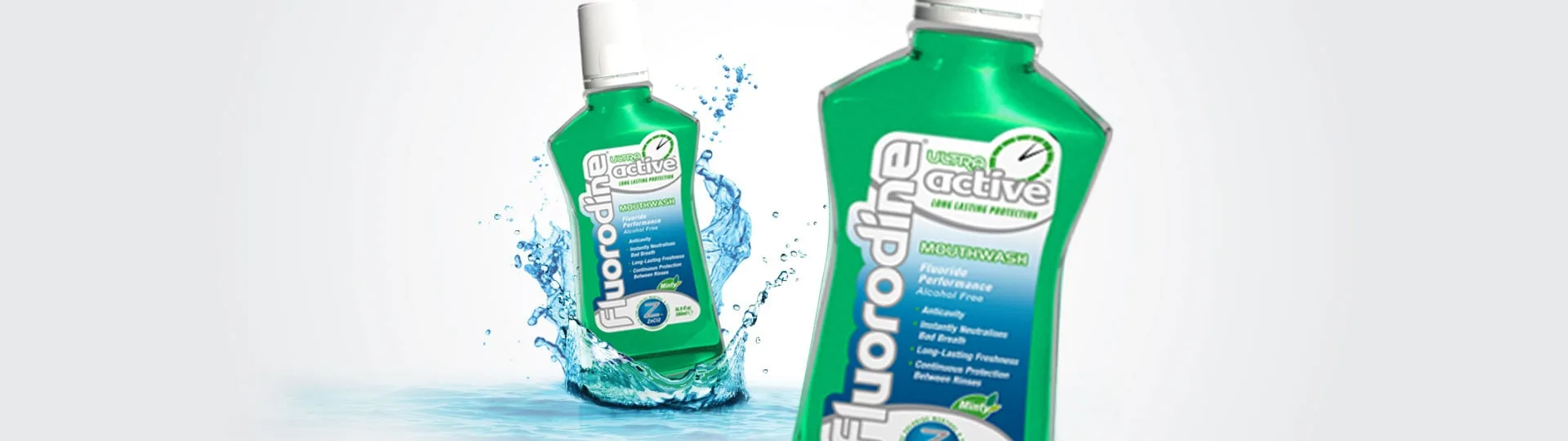 Fluorodine Ultra Active mouthwash
